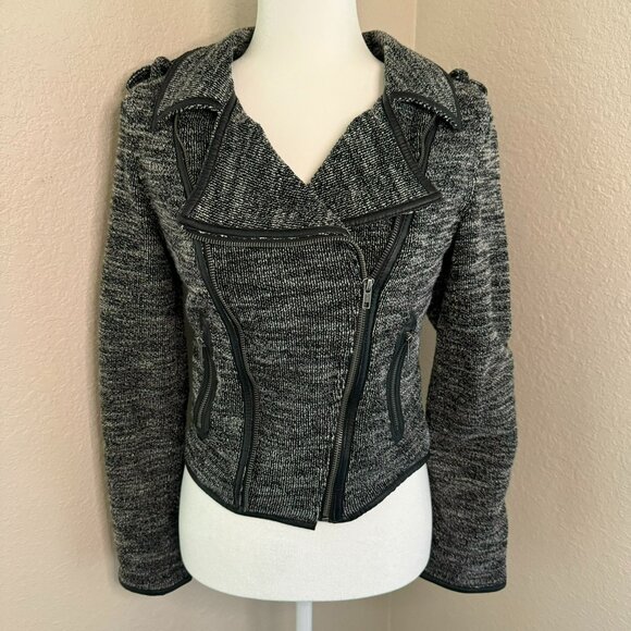 Grey Xhilaration Moto jacket - Picture 1 of 8